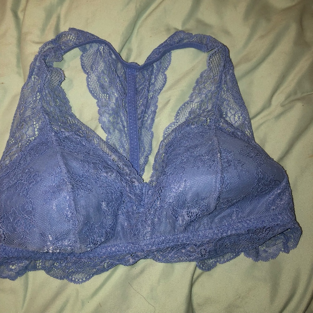 Blue bralette